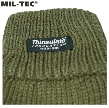 ЗИМНИЕ ПЕРЧАТКИ ТЕПЛЫЕ ПЕРЧАТКИ THINSULATE MIL-TEC GREEN M