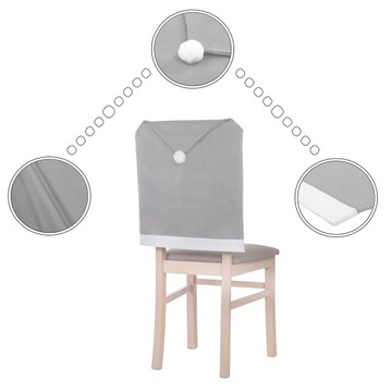 ДЕКОРАТИВНЫЙ ПОКРЫТИЕ ДЛЯ КРЕСЛА САНТА-КЛАУСА