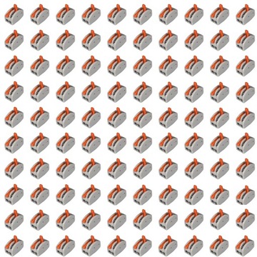 KOSTKA ZŁĄCZKA SZYBKOZŁĄCZKA NA PRZEWÓD LINKE ŁĄCZNIK 2P 2 KABLE 0,08-4mm²