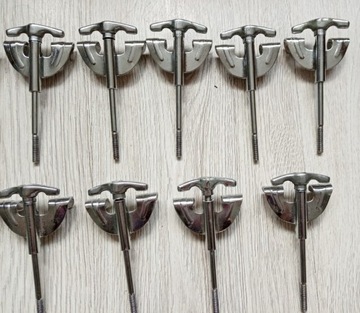 Защелки-крючки и винты-бабочки блока управления Pearl 8 шт.