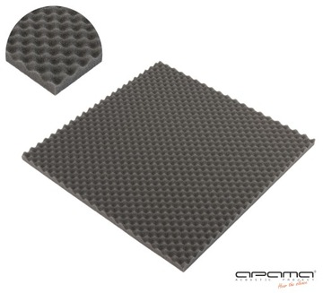 Звукоизоляционный коврик из акустической пены Вафли синусоидальная панель 50х50 2см