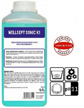 SONIC płyn koncentrat do myjki ultradźwiękowej 1l.
