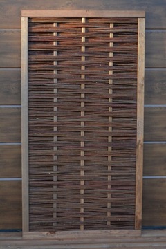 САЛЕРНО плетеная панель, ограждение, плетеный забор - размер 80 х 130 см