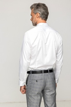 Biała koszula z kołnierzykiem button down rozmiar 188-194/43 Sunset Suits