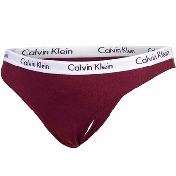 CALVIN KLEIN STRINGI DAMSKIE MAJTKI THONG 5PK WIELOKOLOROWE r.M