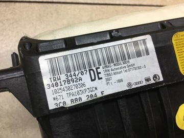 PASSAT B6 ПОДУШКА БЕЗОПАСНОСТИ PASSAT B6 3C0880204F