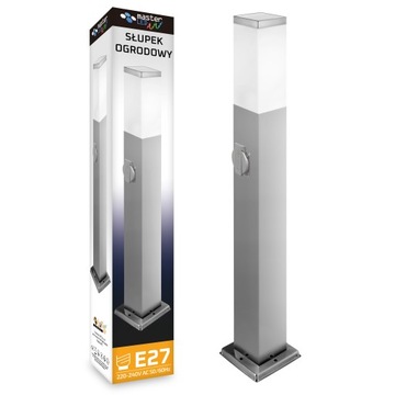 Lampa LED Ogrodowa 65cm zewnętrzna słupek stojąca E27 LED