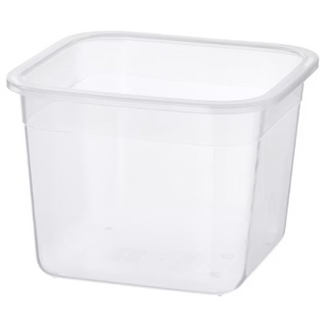 IKEA 365+ POJEMNIK na żywność kwadrat/plastik 1,4l