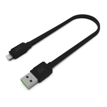 Kabel USB - Apple Lightning Green Cell 0,25 m