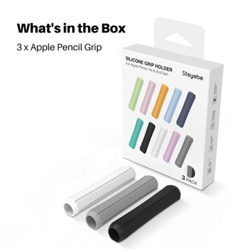 For Apple Pencil 1/2 Pencil Grip Case Non-Slip Cover Pencil Case Tablet