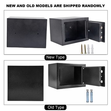 Прочный, прочный стальной сейф с высокой степенью защиты, открывающийся на ключ, для хранения денег.