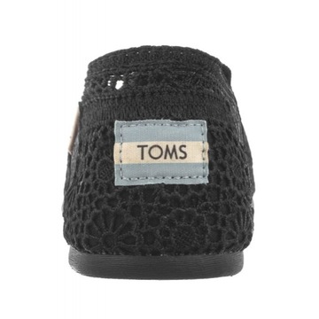 Damskie Espadryle Toms Classic Czarne 10007853