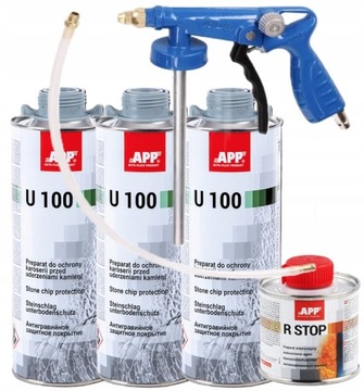 3X U1001L SZARY R-STOP +PISTOLET - KONSERWACJA