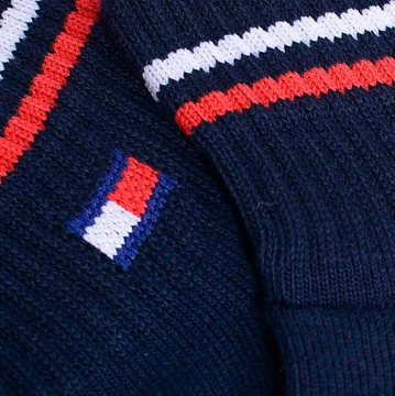 Tommy Hilfiger Skarpety Męskie Zakostki Logo 2 pary Rozmiar 39/42