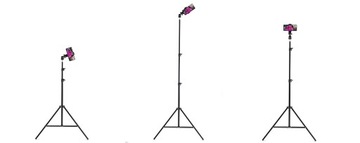 штатив штатив + держатель для камеры телефона + голова + HIGH MAX 210 CM XXL