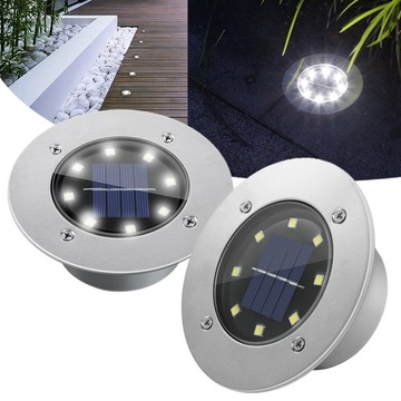 LAMPKA SOLARNA NAJAZDOWA LED GRUNTOWA OGRODOWA