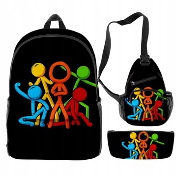 School backpack Popularna kreskówka Alan Becker 3