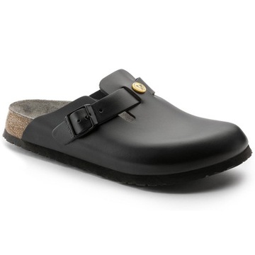 Buty skórzane lekarskie damskie Birkenstock Boston WYGODNE CHODAKI LEKKIE