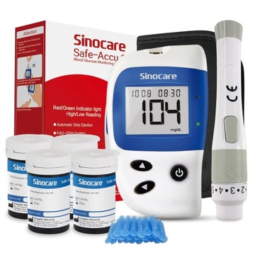 Glukometr Sinocare SAFE ACCU2 Zestaw ze 100 p