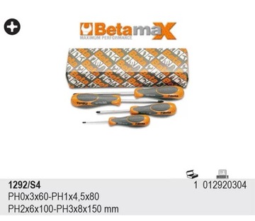 Поперечная отвертка PH0 6x100 мм бета 1292 Phillips