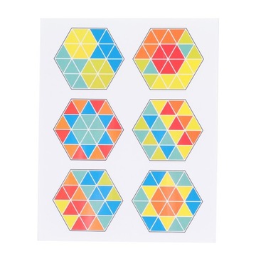 ДЕРЕВЯННАЯ ШЕСТИГРАННАЯ ПАЗЛ ДЛЯ ЛОГИЧЕСКОГО МЫШЛЕНИЯ