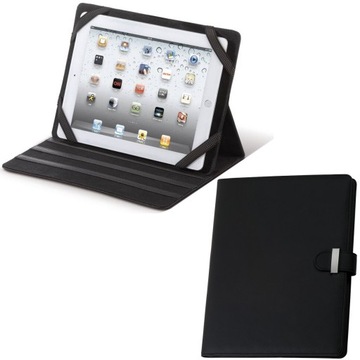 ETUI PODSTAWKA POD TABLET KSIĄŻKĘ KUCHARSKĄ SKÓRA CZARNE MI