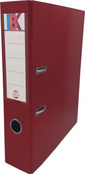 Segregator Biurowy A4 75mm KBK Szeroki Bordowy Okuty