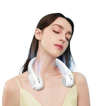 МИНИ-ВЕНТИЛЯТОР ПОРТАТИВНЫЙ ВЕНТИЛЯТОР USB ПОДВЕСНЫЕ НАУШНИКИ БЕЗ ЛИСТЕЙ МОЩНЫЕ