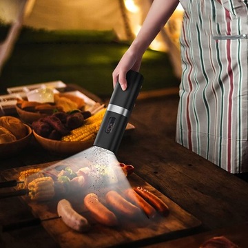 ЭЛЕКТРИЧЕСКАЯ МЕЛЬНИЦА ДЛЯ СОЛИ И ПЕРЦА LED USB 2 ШТ. ВЫСОКОЕ КАЧЕСТВО