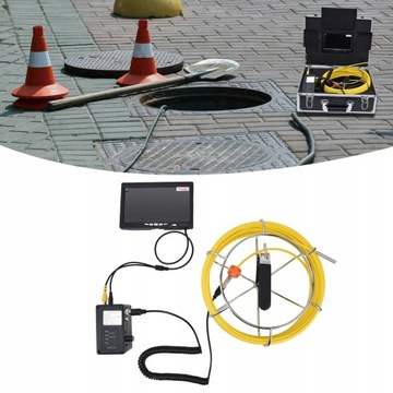 7-ДЮЙМОВАЯ ЭНДОСКОПНАЯ КАМЕРА ДЛЯ ПРОВЕРКИ 6,5 ММ 30 М