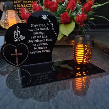 СОЛНЕЧНАЯ СВЕЧА СТАТУЭТКА ДЛЯ КЛАДБИЩА GRAVE КОЛЛЕКЦИЯ 2024 ПЛАМЯ НОВАЯ