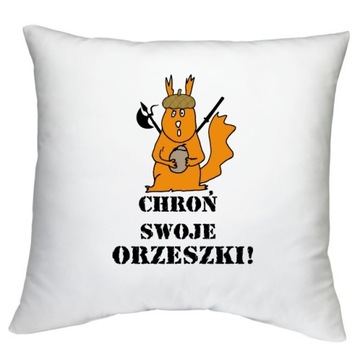 ПОДУШКА КРАСНАЯ БЕЛКА, УЗОРЫ БОБРА БЕЛКИ