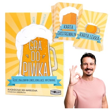 GRA PLANSZOWA DLA DOROSŁYCH IMPREZOWA TOWARZYSKA GRA DO PIWKA ŚMIESZNA