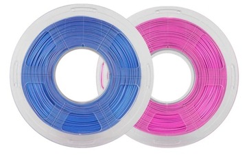 SUNLU SILK PLA+ 1,75мм 1кг ДВОЙНОЙ Цвет Красный Синий многоцветный MAGIC
