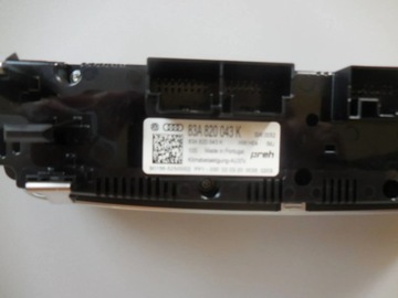 AUDI Q3 F3 83A PANEL KLIMATIZACE 83A820043K
