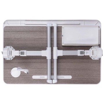 СКЛАДНОЙ СТОЛИК ДЛЯ НОУТБУКА, ПЛАНШЕТНОГО КОМПЬЮТЕРА С USB-ПОЛКОЙ, ВЕНТИЛЯТОРНОЙ ЛАМПОЙ