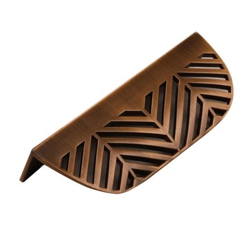 Ozdobne uchwyty do szafek kuchennych i szafek do szafy brązowe 64mm