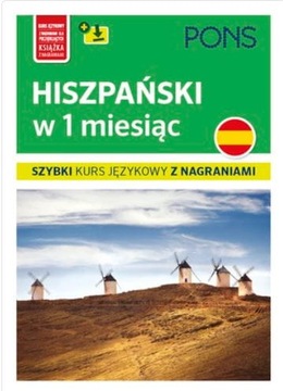 Hiszpański w 1 miesiąc - szybki kurs językowy PONS