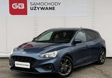 Ford Focus IV Hatchback 1.5 EcoBoost 150KM 2021 Ford Focus 1.5 EcoBoost 150KM AT ST-Line Salon PL ASO Pierwszy wlasciciel, zdjęcie 1