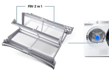 Конденсаторная сушилка Samsung DV 90TA020AE 9 кг.