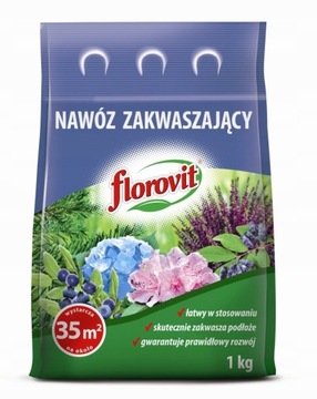 Florovit do zakwaszania gleby 1 kg. Zakwasza