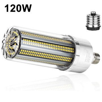 Żarówka LED CORN KUKURYDZA E27+E39 120W ciepło