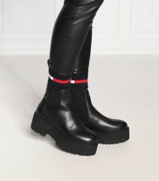 Botki sztyblety wsuwane Tommy Jeans 36