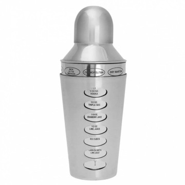 SHAKER BARMAŃSKI Z RECEPTURAMI 600ml KINGHOFF