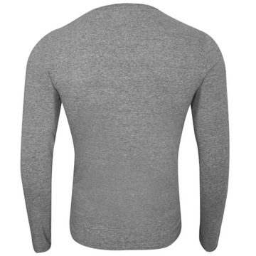 ФУТБОЛКА МУЖСКАЯ GUESS CN LS ОРИГИНАЛЬНЫЙ ЛОГОТИП СЕРАЯ r.M