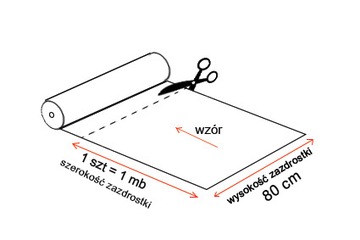 Жаккардовый ламбрекен для штор 80 см