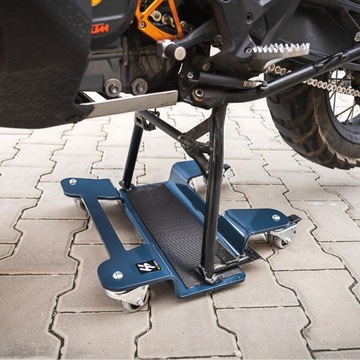 Тележка для мотоцикла XL, маневренная платформа для мотоциклов с ступней HLP 530 мм.