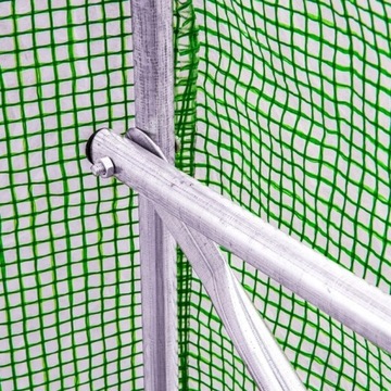 SZKLARNIA FOLIOWA TUNEL OGRODOWY 2x3 6m2 ZIELONY FOLIAK 3x2 Tunel Foliowy