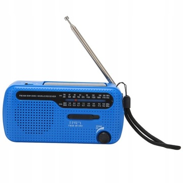 Korba ręczna Radio słoneczne AM FM SW1 SW2