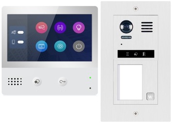 WIDEODOMOFON VIDEODOMOFON DOMOFON JEDNORODZINNY 7''